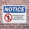 Signmission Restricted Area Authorized Personnel OSHA Notice Sign, Plastic, 14in W x 10in L, 2PK OS-2PACK-NS-P-1014-L-18077 - alternate 6